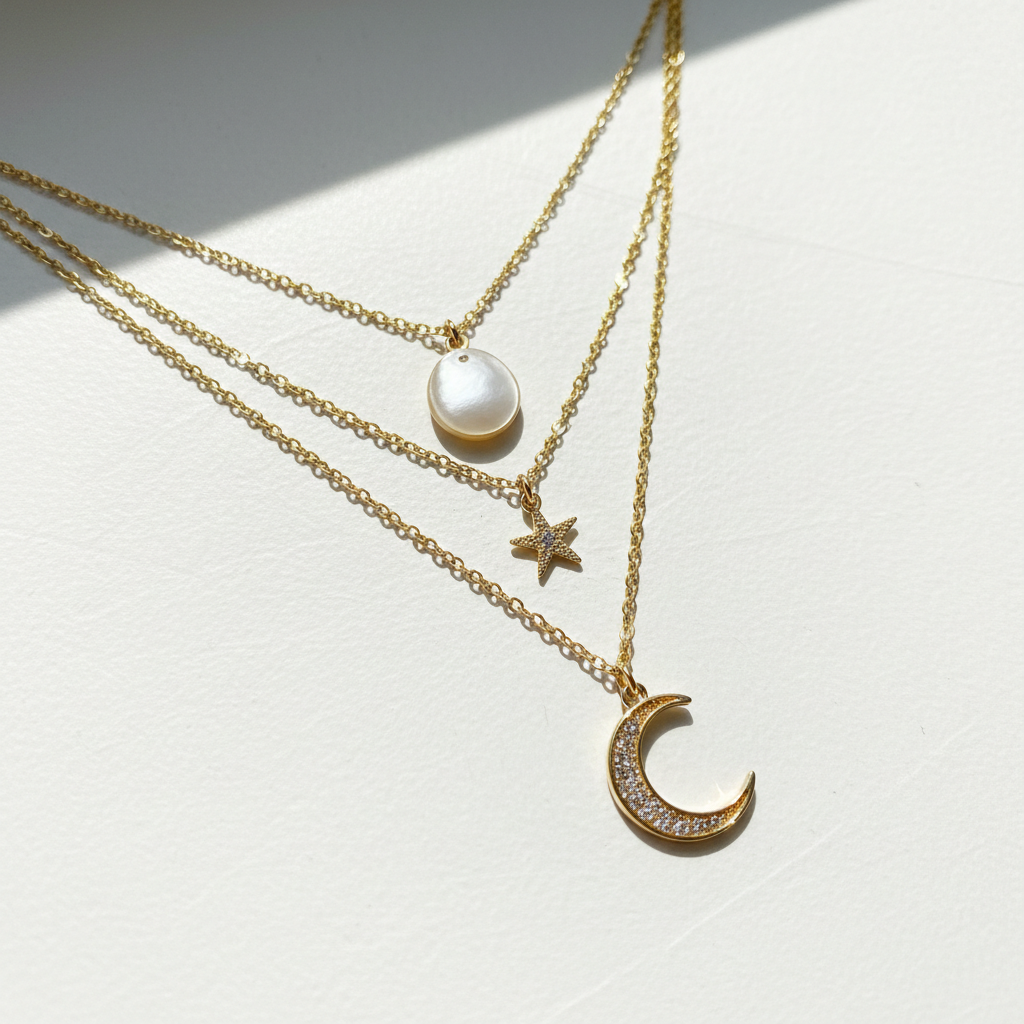 Layered Necklaces Set